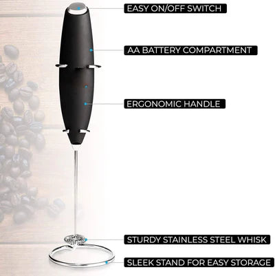 Milk Frother Handheld Foam Maker for Latte